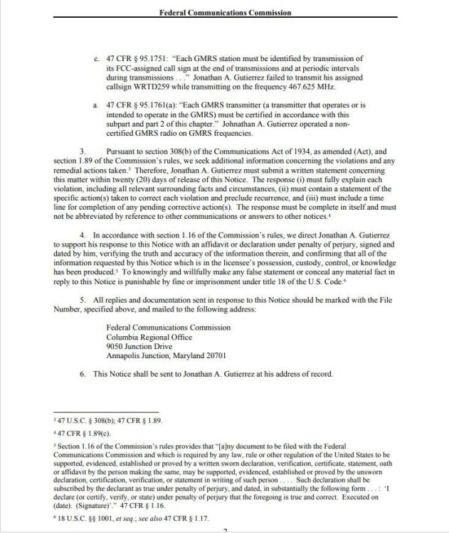 FCC Shutdown of New York GMRS Linked Repeater System - Page 4 - FCC ...